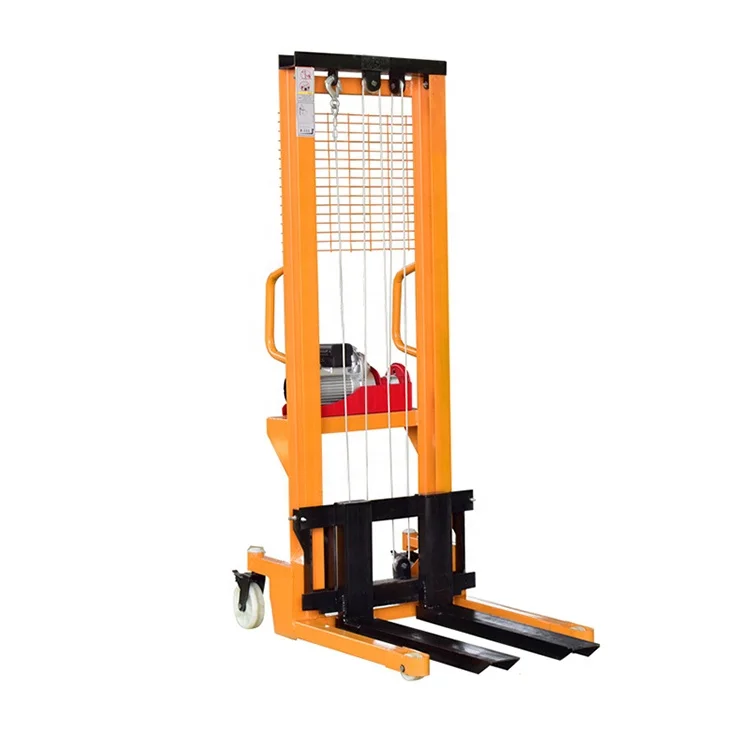 Manual hydraulic stacker lift forklift stacking 2 tons 2 meters Manual operation Electric lift bracket