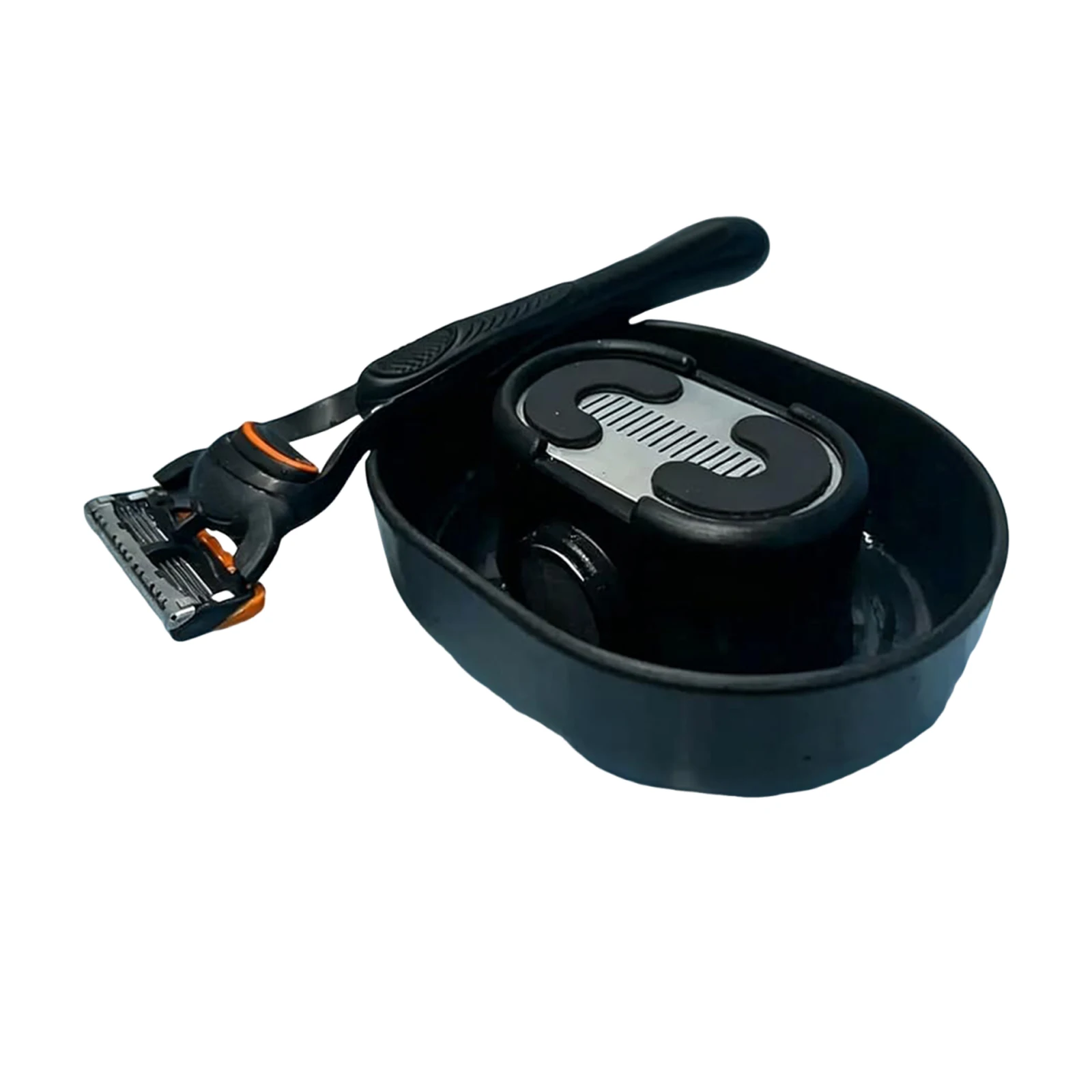 Versatile Razor Rinser Lightweight Manual Push-Type Razor Rinsers Compact Shaver Washer for Most Hand Shavers & Cartridge Blades