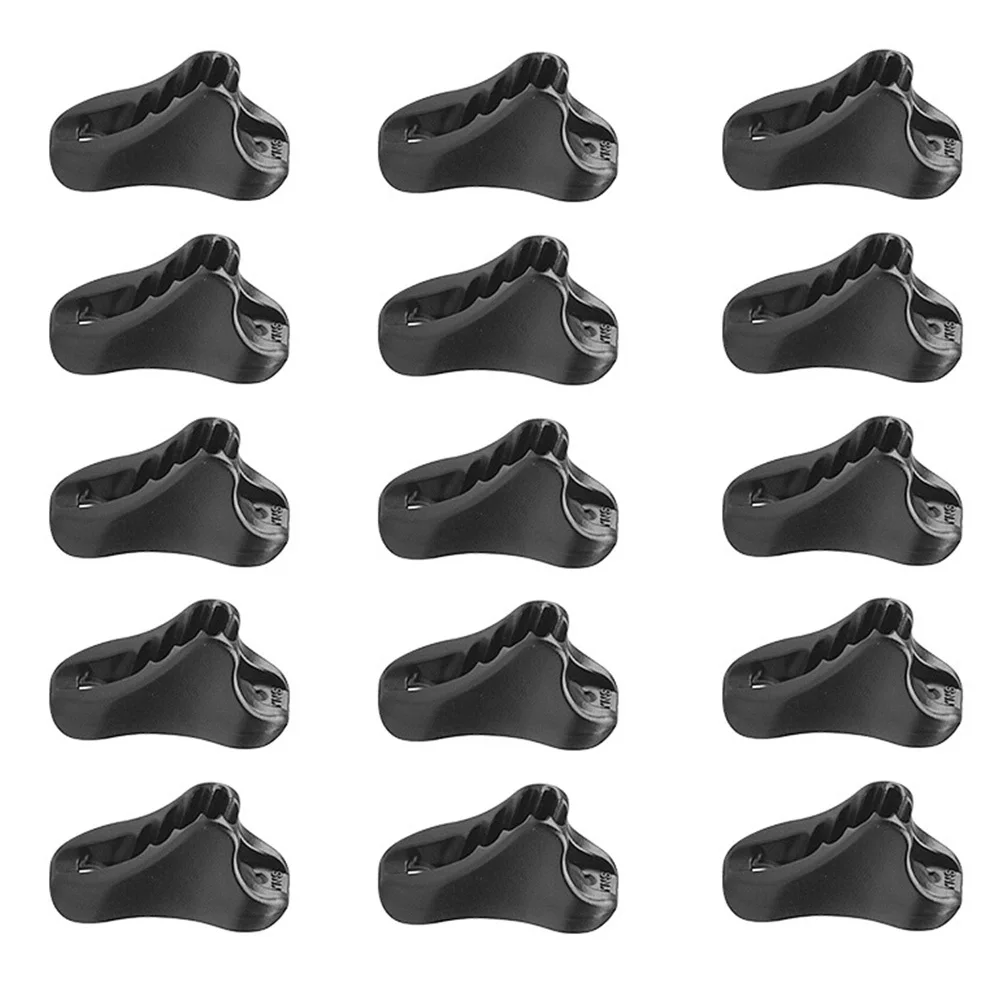 

50pcs Tent Rope Adjuster Plastic Cord Buckle For Camping Wind Rope Fastener Outdoor Gear Tensioner Fit Tent Backpack