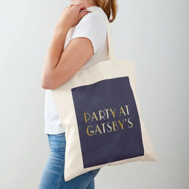 Party at Gatsby's Tote Bag canvas shopping bag the tote bag reusable shopping bags Beach