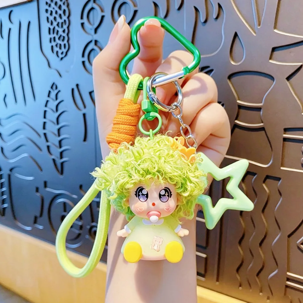 High-Quality PVC Sheep Keychain Smooth Burr-Free Surface Stable Color Mini Lamb Figurine Lightweight And Compact