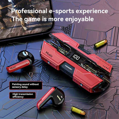 Imagen 2 del producto Auriculares inalámbricos TWS Bluetooth 5,3 para juegos ANC Active Notise auriculares de Audio estéreo auriculares HiFi de modo Dual