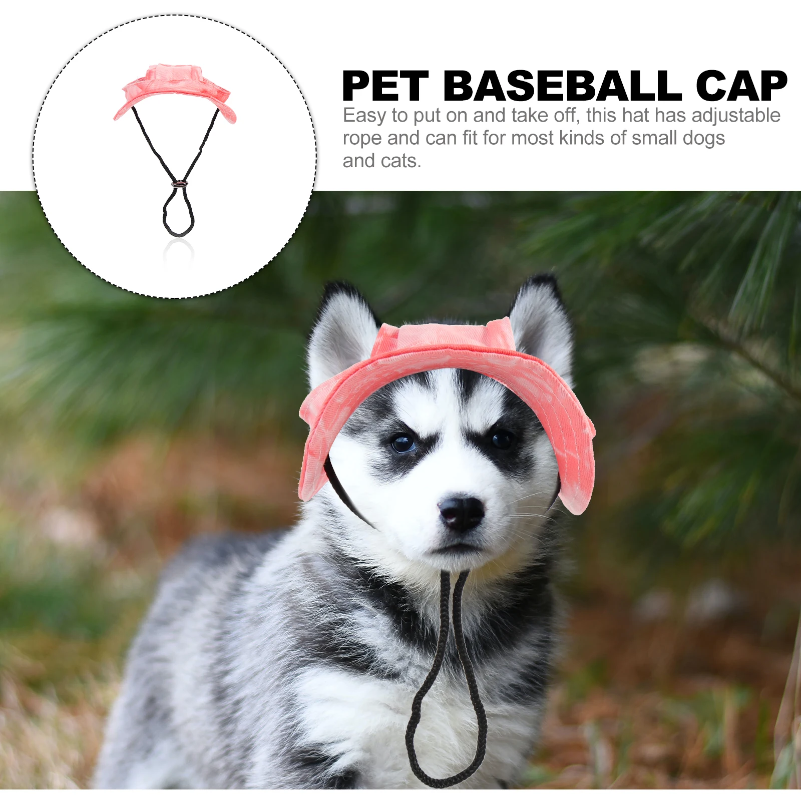

Pet Baseball Cap Puppy Hat Dog Beach Visor Large for Sun Bucket Hats Small Dogs Summer
