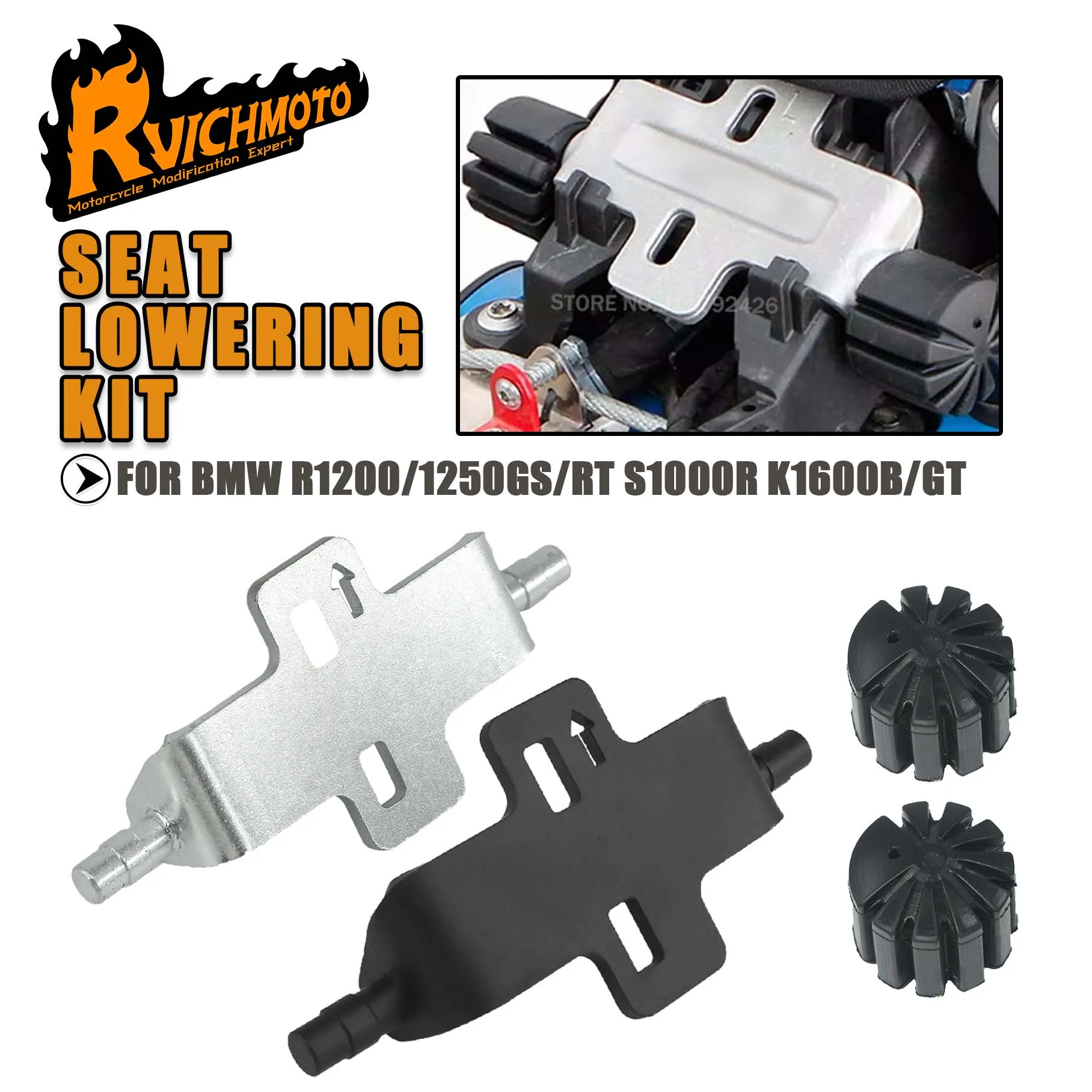 R 1250 R1200 R1250 RT GS Motorcycle Rider Seat Lowering Adjustable Kit For BMW R1200GS S1000XR K1600B K1600GT Lower 10MM Bracket