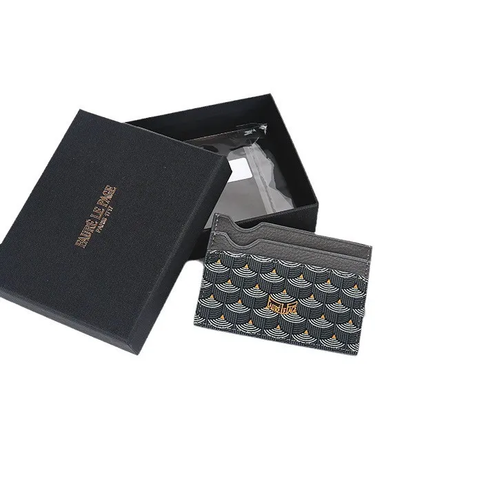 2025 نمط جديد مقياس السمك نمط تنقش حامل بطاقة جلدية قماش محفظة نسائية للعملات المعدنية حقيبة صغيرة للرجال والنساء #5