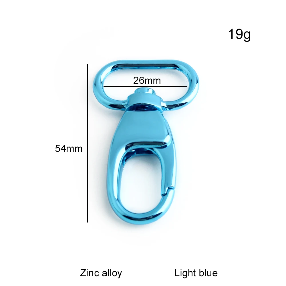 5/20/50PCS Metal Key Ring Dog Collar Lanyard Snap Hook Lobster Claw Clasp For Bag Purse Shoulder Strap Swivel Buckle Accessories