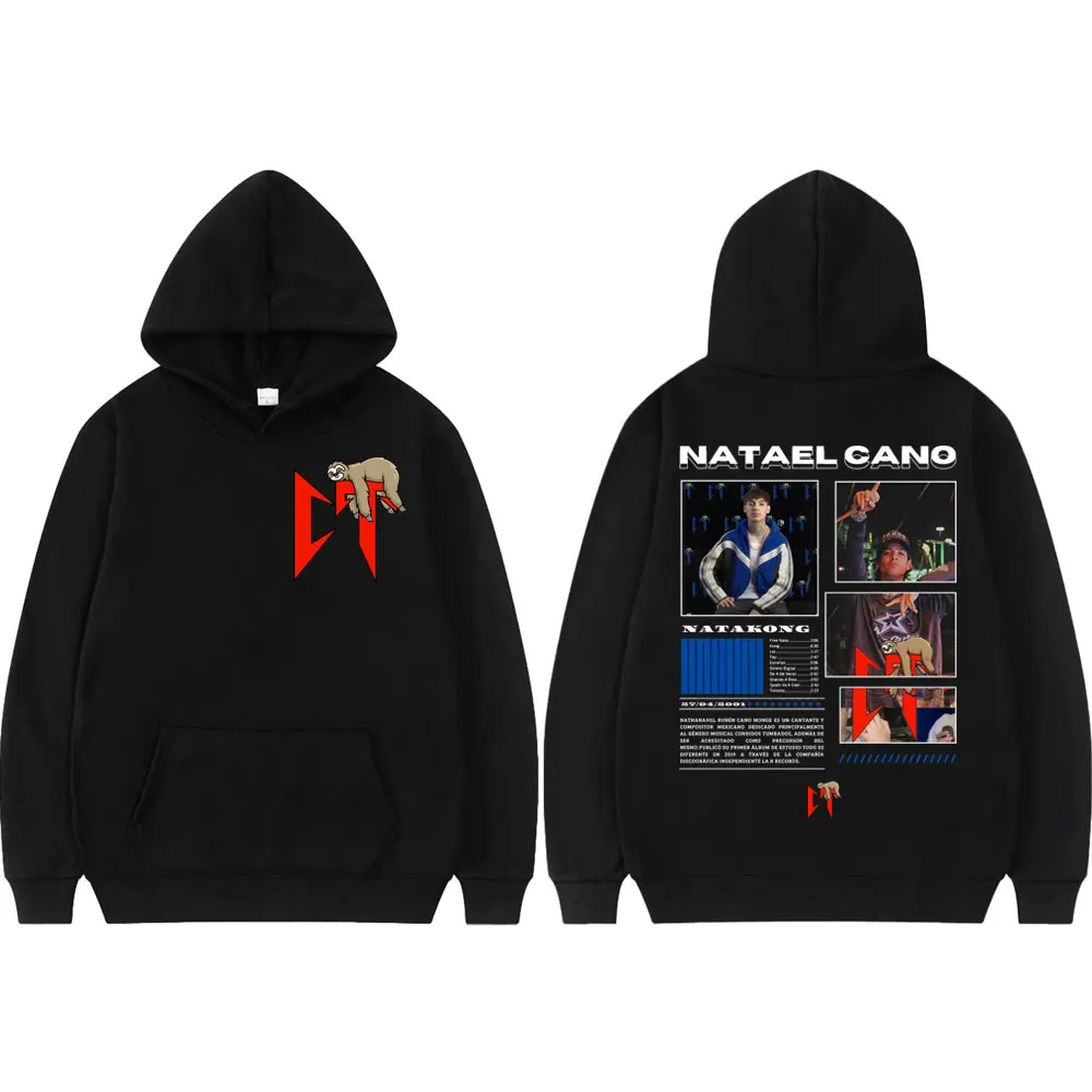 

Rapper Natanael Cano Sloth Graphic Hoodies Fashion Hip Hop Hooded Sweatshirts Men Women Clothing High Quality Fleece Pullovers