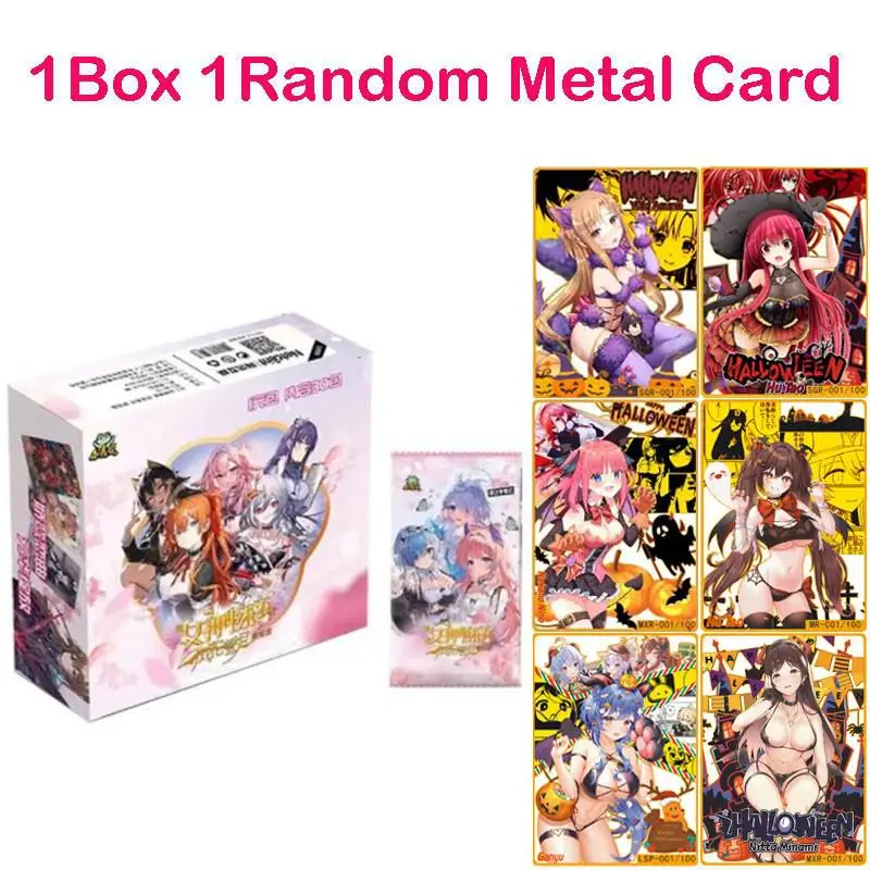 

Newest Goddess Story 1m10 Collection Card Full Set Waifu Booster Box ACG TCG CCG Doujin Toys And Hobbies Gift With Metal Card