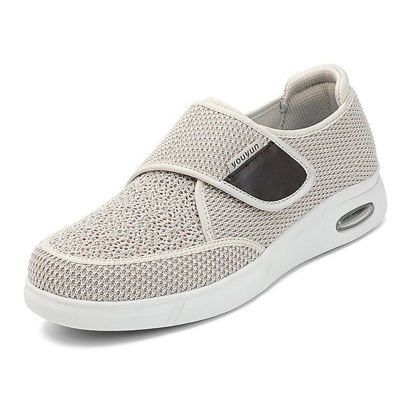 

Unisex Big Size Medical Diabetic Shoes for Men Swollen Feet Open Shoes Hallux Valgus Bunion Orthopedics Thumb Eversion Wide