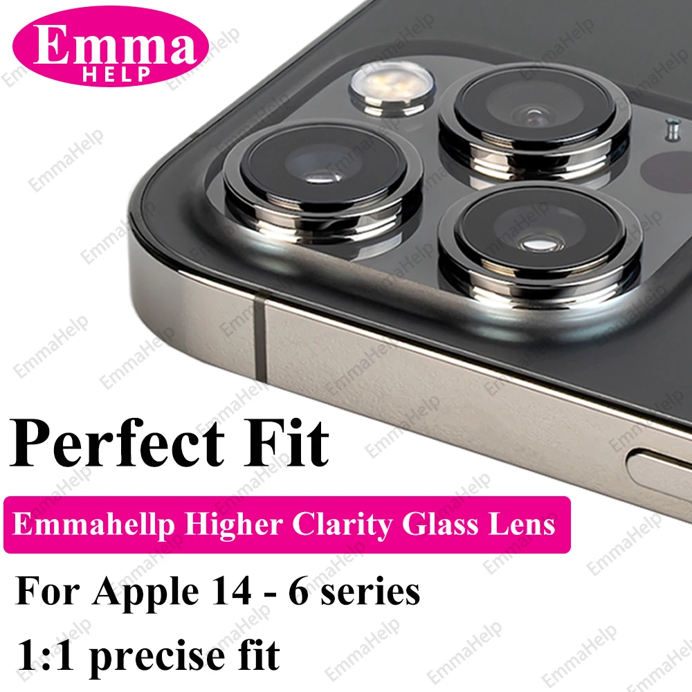 10er-Set Rückkamera-Glaslinsen für iPhone 14 13 15 16 17 Pro Max Rückkamera-Glaslinsen mit Kleber für Ersatz und Reparatur – Detail 9