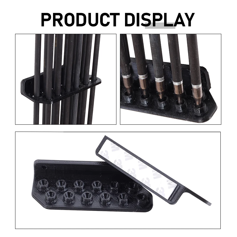 Archery Wall-Mounted Arrow Rack Arrow Wall Holder 12 pcs Arrows Display Hanger Hunting Shooting Accessories Storage Arrow Quiver