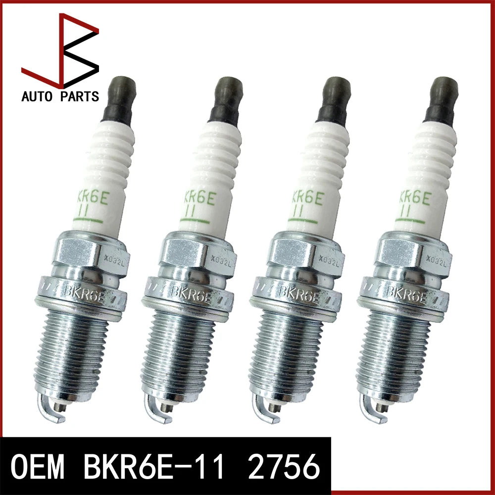 

4 шт./компл. свечи зажигания OEM BKR6E-11 2756 0242240638 98079-56140 0K01C-18110 BPY3-18-110 для TOYOTA Mazda Mitsubishi Nissan