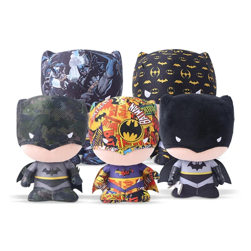 18CM Original Batman DC Comics Justice League Plush Toy Cartoon Movie Anime Figure Plushies Cute Stuffed Doll Toys For Kids Gift