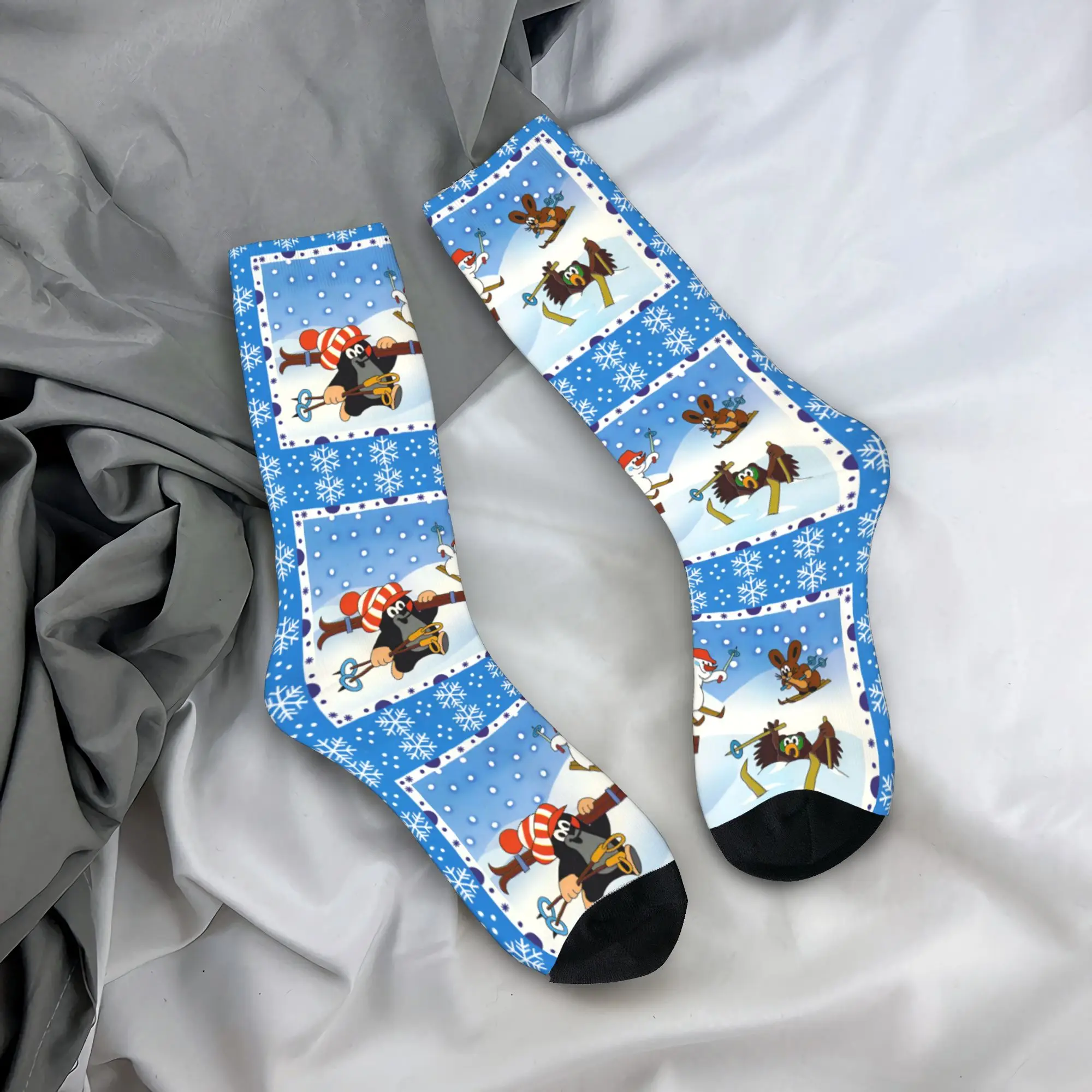

Custom Funny Classic Cartoon K-Krteks M-Moles Socks Men Women Warm 3D Printed Hot Sports Football Socks
