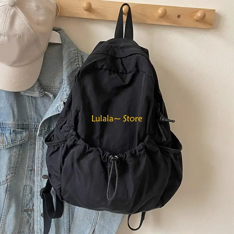 

Y4QA Large Compartment Schoolbag for Women Large Capacity Backpack Organized Storage