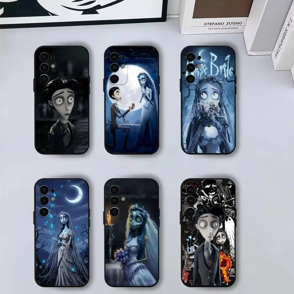 Funda de teléfono C-Corpse B-Bride V-Victor para Samsung S25,S24,S21,S22,S23,S30,Ultra,S20,Plus,Fe,Lite,Note,10, funda negra