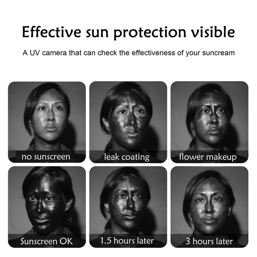 UV Camera For Sunscreen Test Portable UVlook UV Camera For Sunscreen Test For Smartphone Visible Facial Sun Protection For IOS