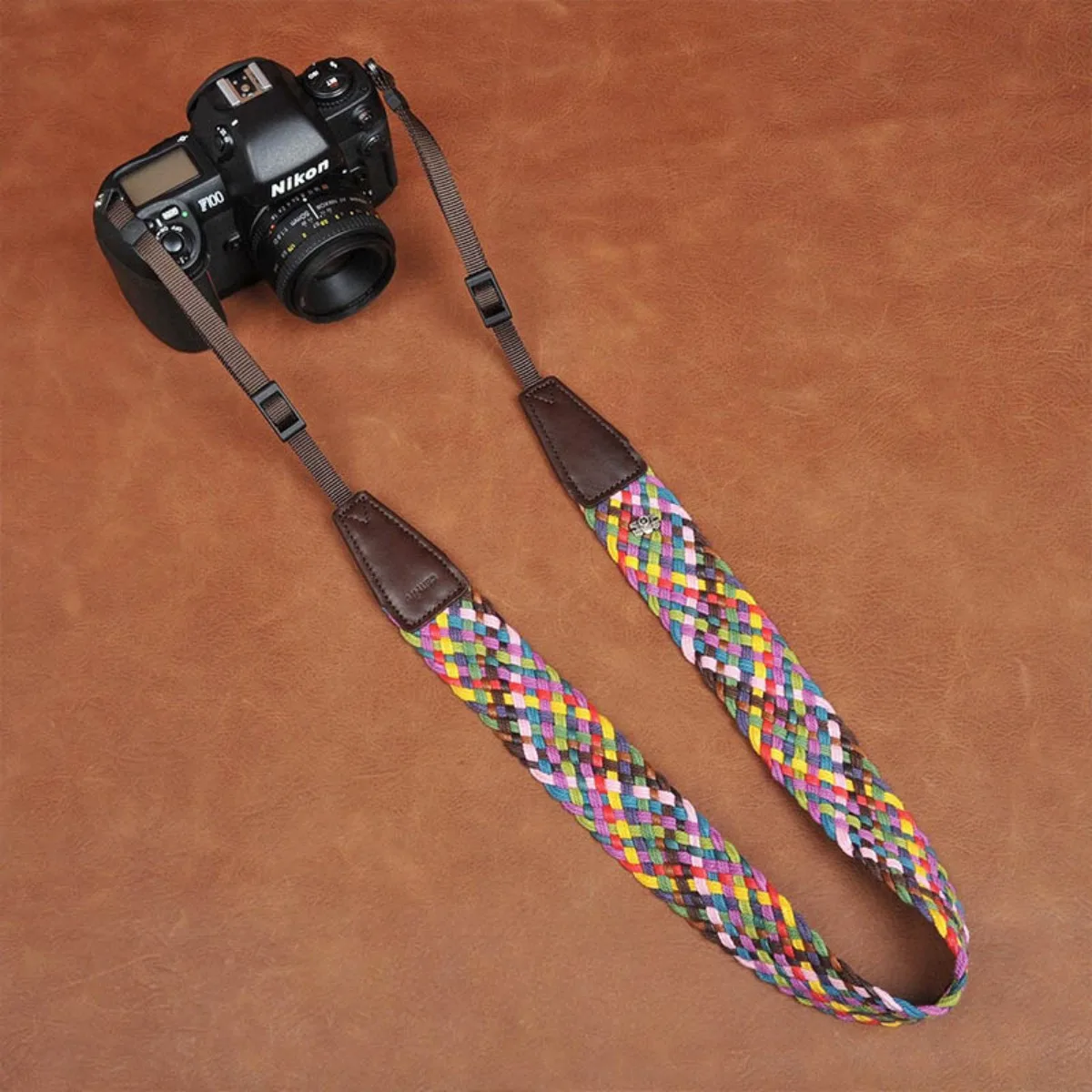 Colorful Knitted Weave Camera Strap Neck Belts for DSLR Digital Micro-single Shoulder Straps Camera Photography Accessories