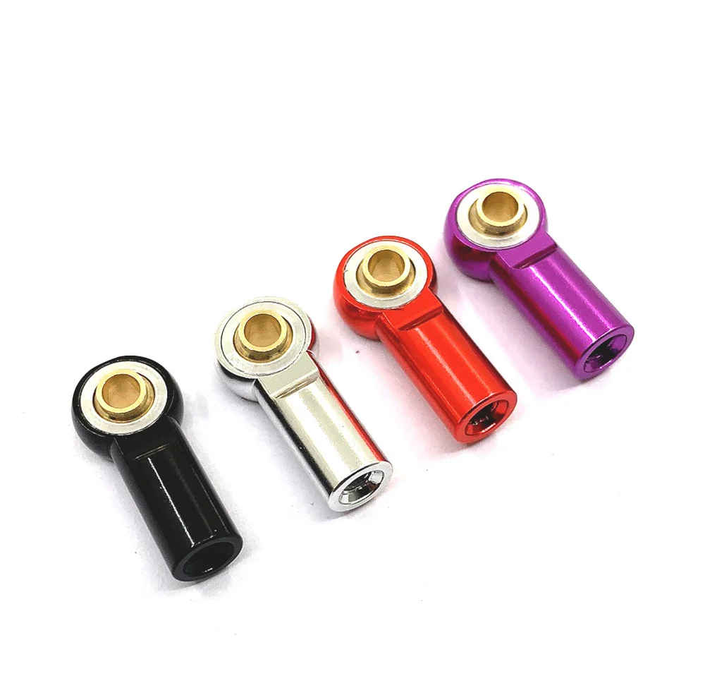 5 Stück Metall M3 Aluminium Link Spurstangenkopf Kugelgelenk für 1/10 RC Car Crawler AXIAL SCX10 D90 D110 Tamiya Racing