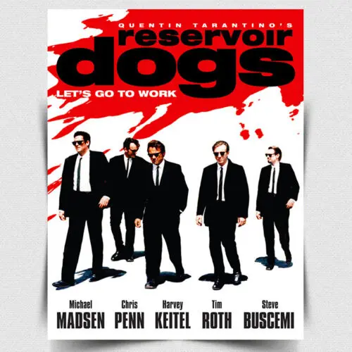 tulsa king Film Movie Advert poster print RESERVOIR DOGS