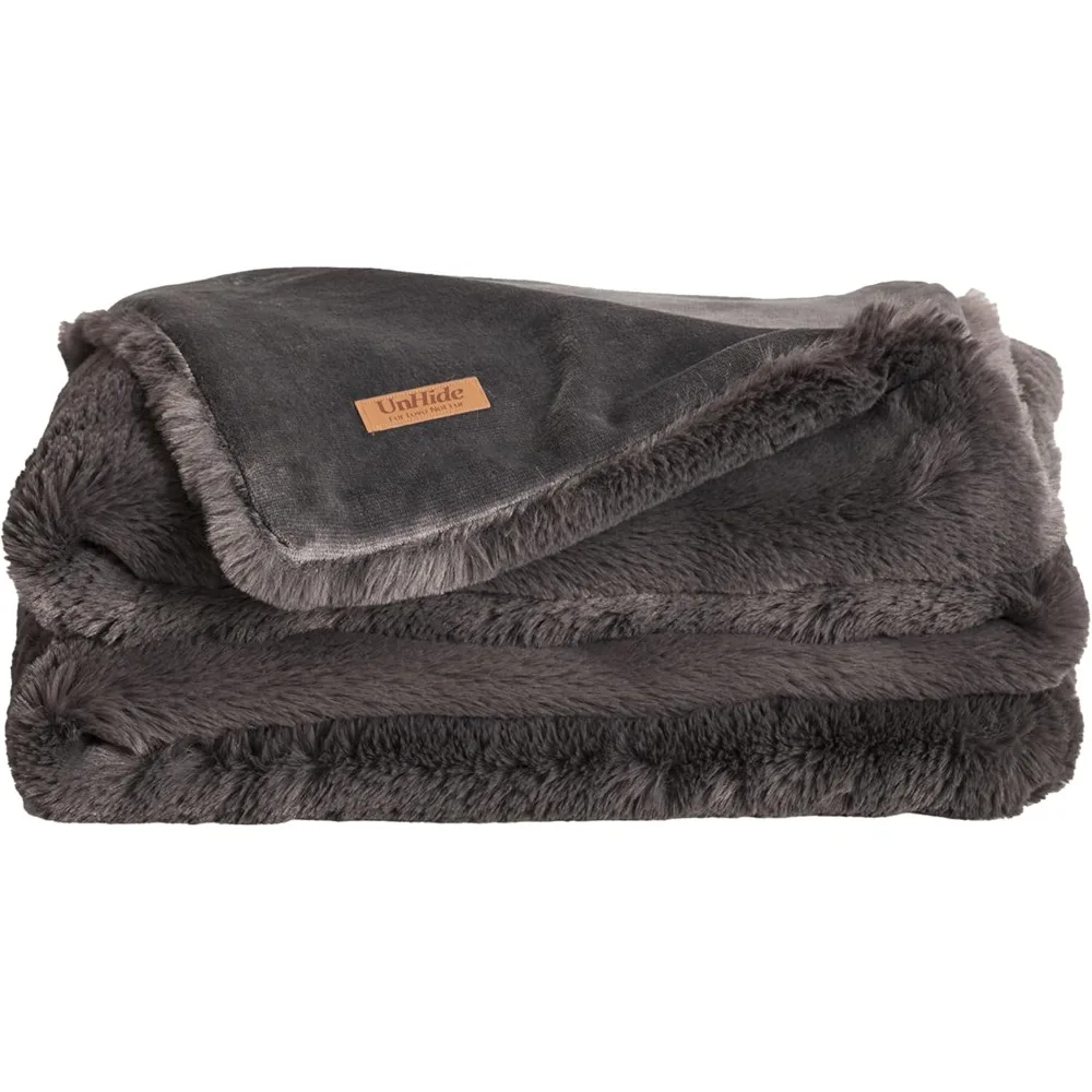 

Faux Fur Blanket, Heavy Weight, Extra Soft Blankets, Made From Recycled Materials, Machine Washable, Electric Blanket