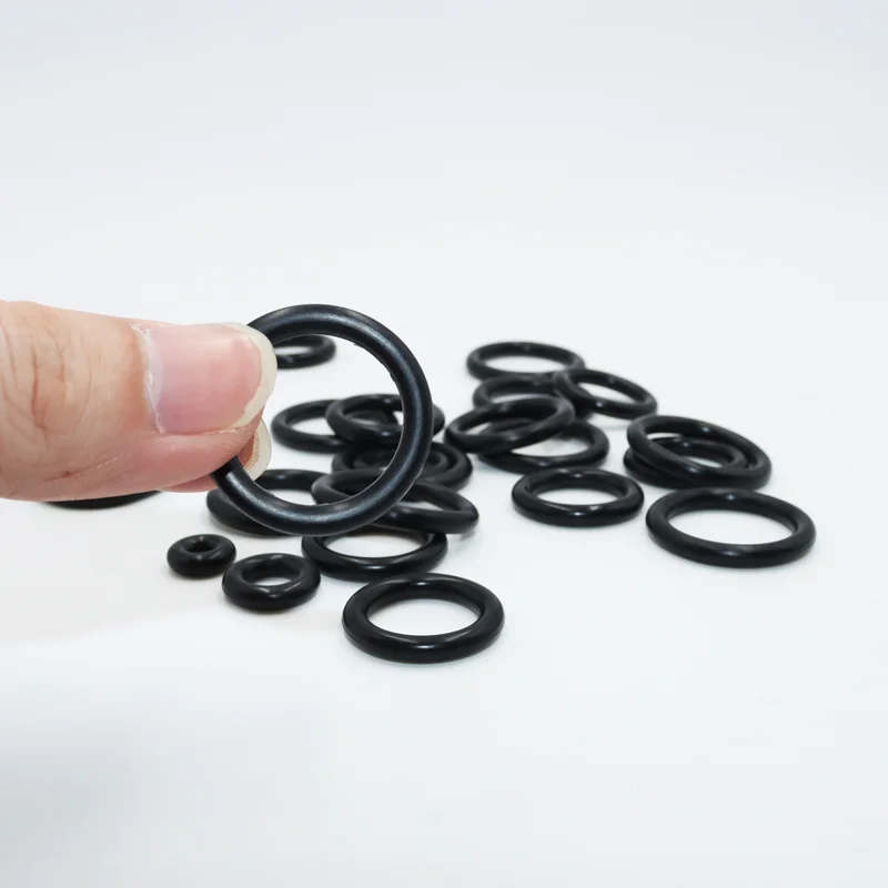 NBR O Ring Seal Gasket Thickness CS 1 2 3 4mm Nitrile Butadiene Rubber Spacer Oil Resistance Washer Round Ring Sealing Plumbing