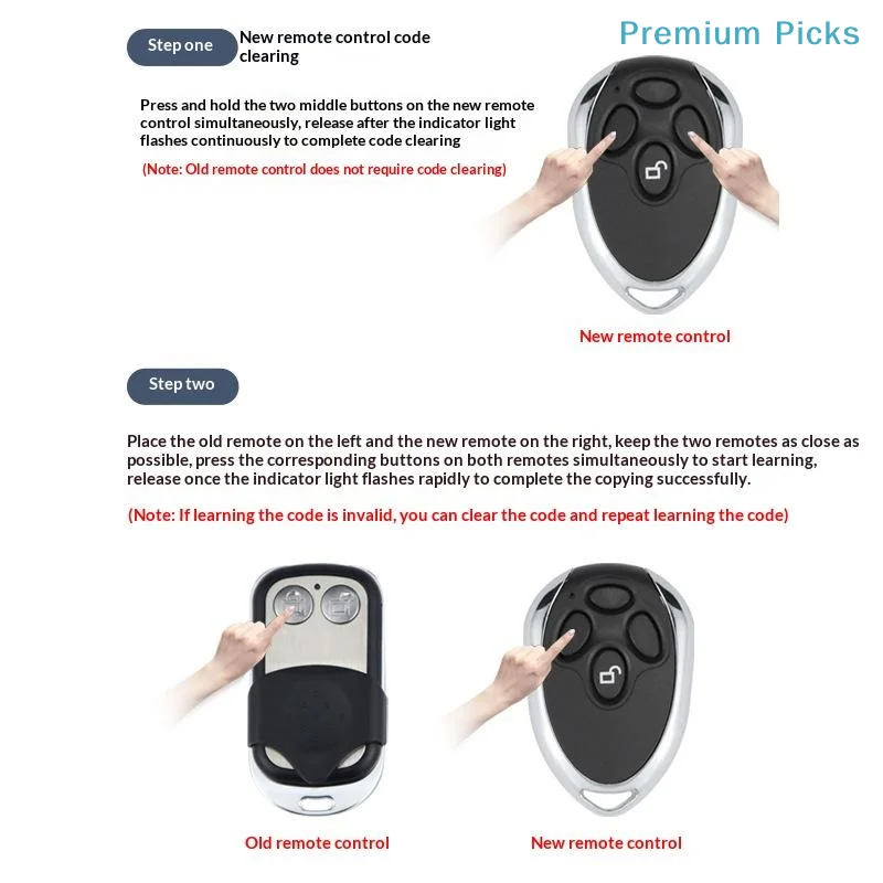 portableEnhanced 12V 24V HCS101 Code Remote Controller for Smooth Gate Automation