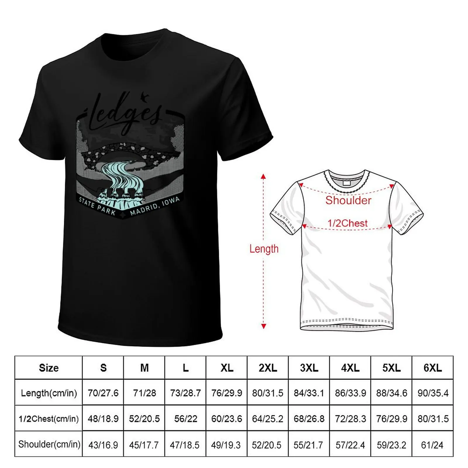 Ledges State Park T-Shirt quick-drying sublime mens clothes