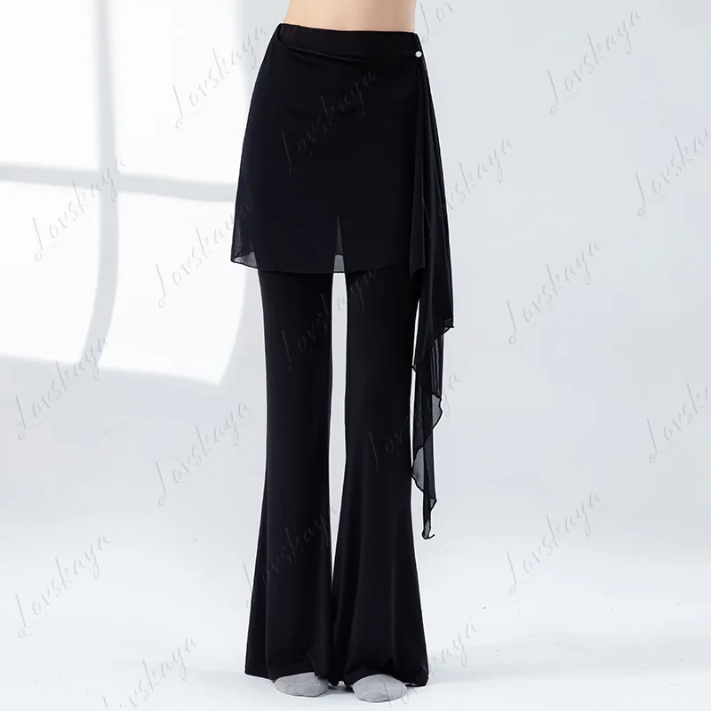 

Modern Dance Outfit - New Style High-waisted Loose Wide-leg Pants for Adults, Suitable for Classical Dance Practice, Yoga.