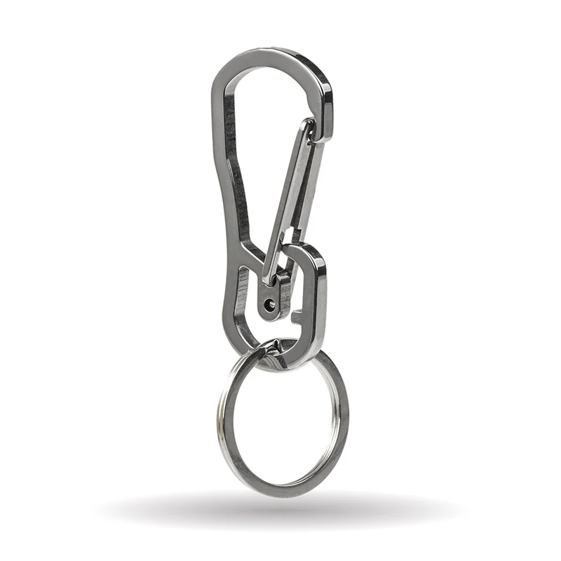 

304 Steel Mens Carabiner Keychain - Belt Clip For Car Keys/Jeans/Gym | Lightweight Durable Waist Hook Accessories