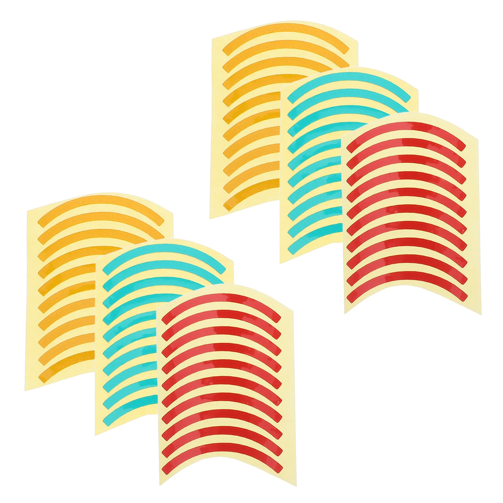 

60pcs Pressure Gauge Stickers Identification Calibration Limit Markers Reflective Labels UV Protected Red Yellow Green Safety