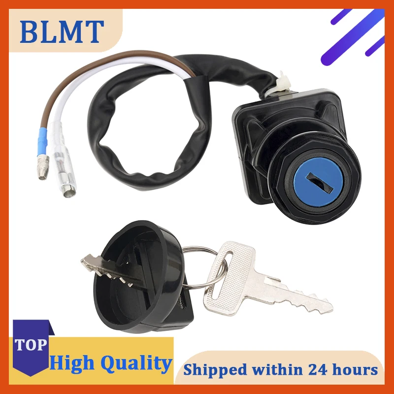 Motorcycle Ignition Key Switch Electric Door Lock For Kawasaki Bayou 300 KLF300B KLF300C 400 KLF400B 4x4 220 KLF220A KEF300B