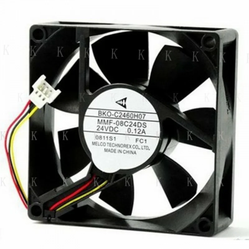 

C FOR Бесшумный охлаждающий вентилятор с большим объемом воздуха MMF-08C24DS 80*80*25 мм 24 В 0,12 А