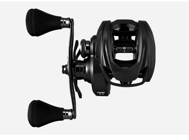 Kingdom Macro Monster Baitcasting-Angelrolle Aluminiumrahmen 6.6:1 Max. Bremskraft 13KG 7+1BB Zwei Griffe zur Auswahl für Süß-/Salzwasserangeln – Detail 14