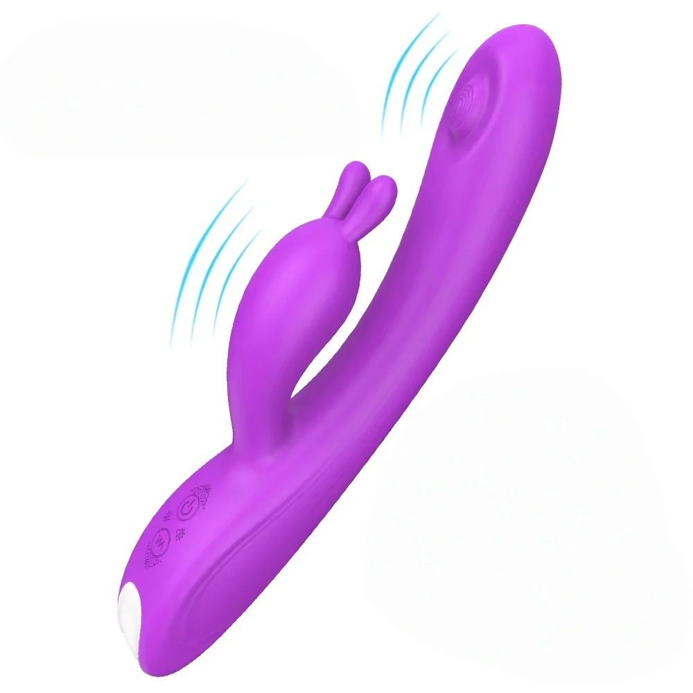 Redshark Dual Motor Rabbit Vibrator Adult Sex Toy for Women Vagina Penis Dildo Massage Vibrating Female Pleasure Product