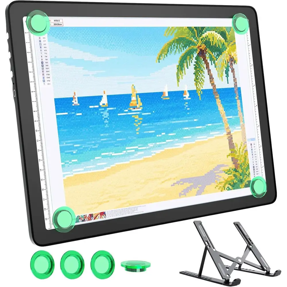 

Adjustable Stand LED A4 Light Pad for Tracing, Sketching, and Artwork