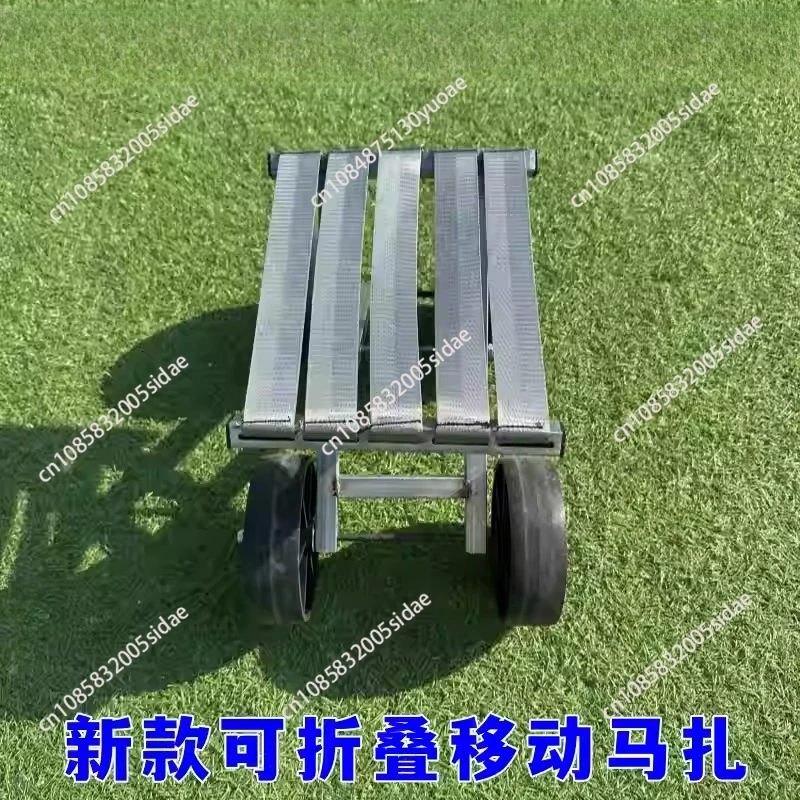 Greenhouse Agricultural Work Lazy Stool with Wheel Mazar Agricultural Stool Mobile Folding  Movable Picking Light Lazy Stool