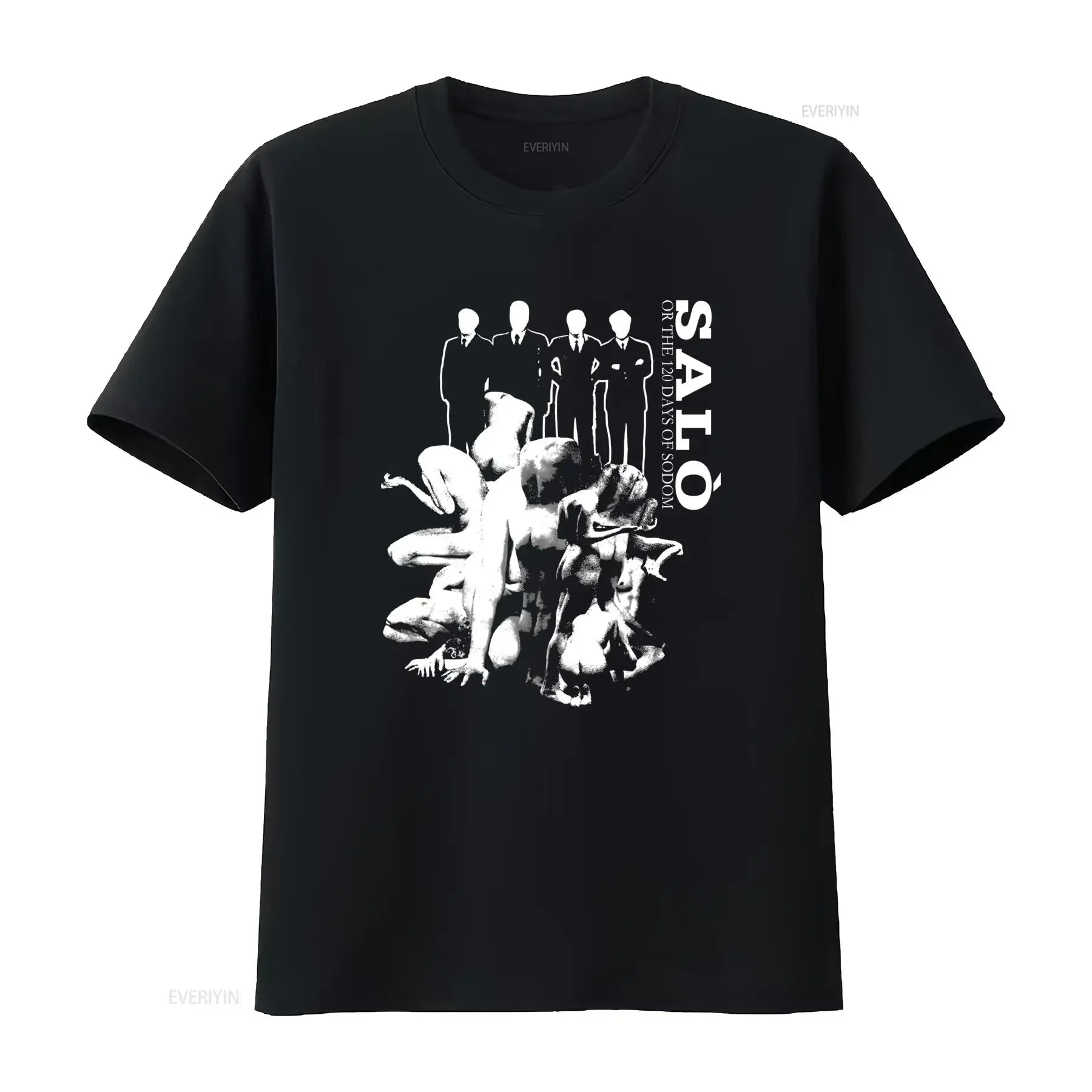 SALO Or The 120 DAYS Of SODOM Cult Film Pasolini Criterion T Shirt Eraserhead Print vintage Washed Comfortable Soft Stretched