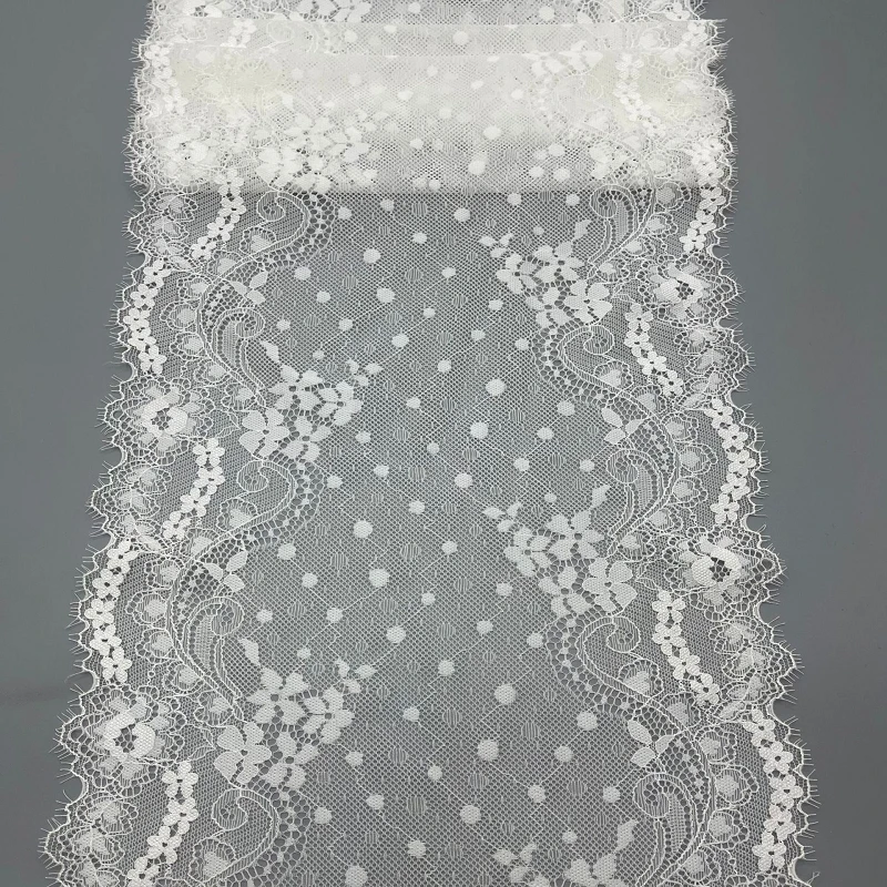 20 ярдов/лот, эластичная белая юбка с кружевной отделкой, подол, нижнее белье, швейное ремесло, сделай сам, ткани для одежды, кружевное нижнее белье