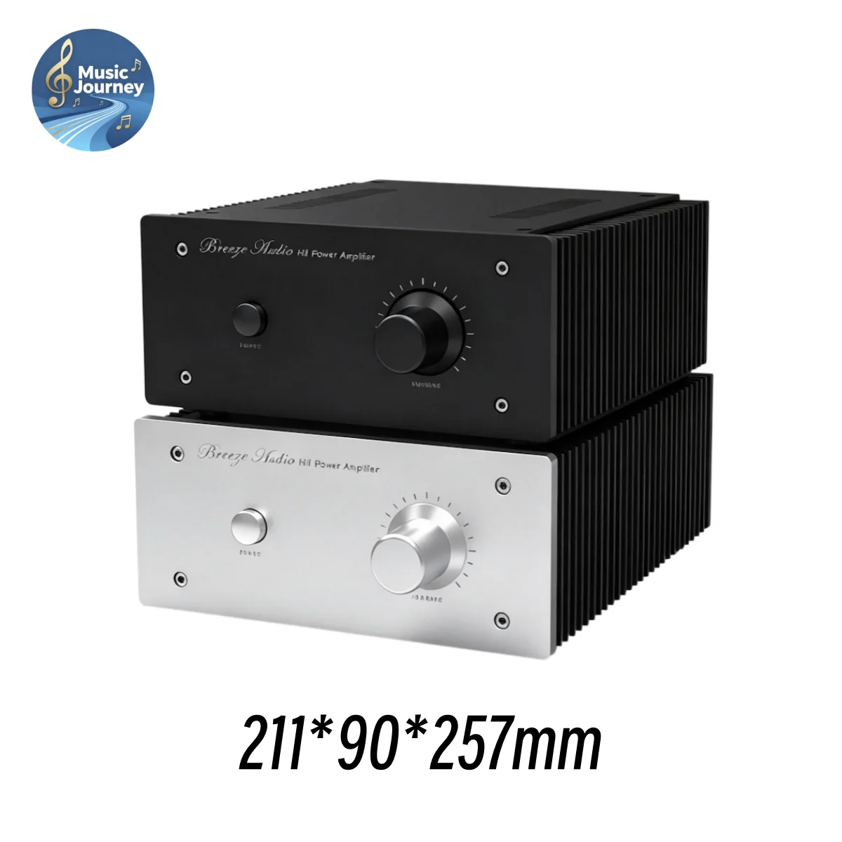 211-90-257mm-all-aluminum-power-amplifier-chassis-enclosure-with-heat-sink-diy-hifi-audio-amplifier-headphone-amp-housing-shell