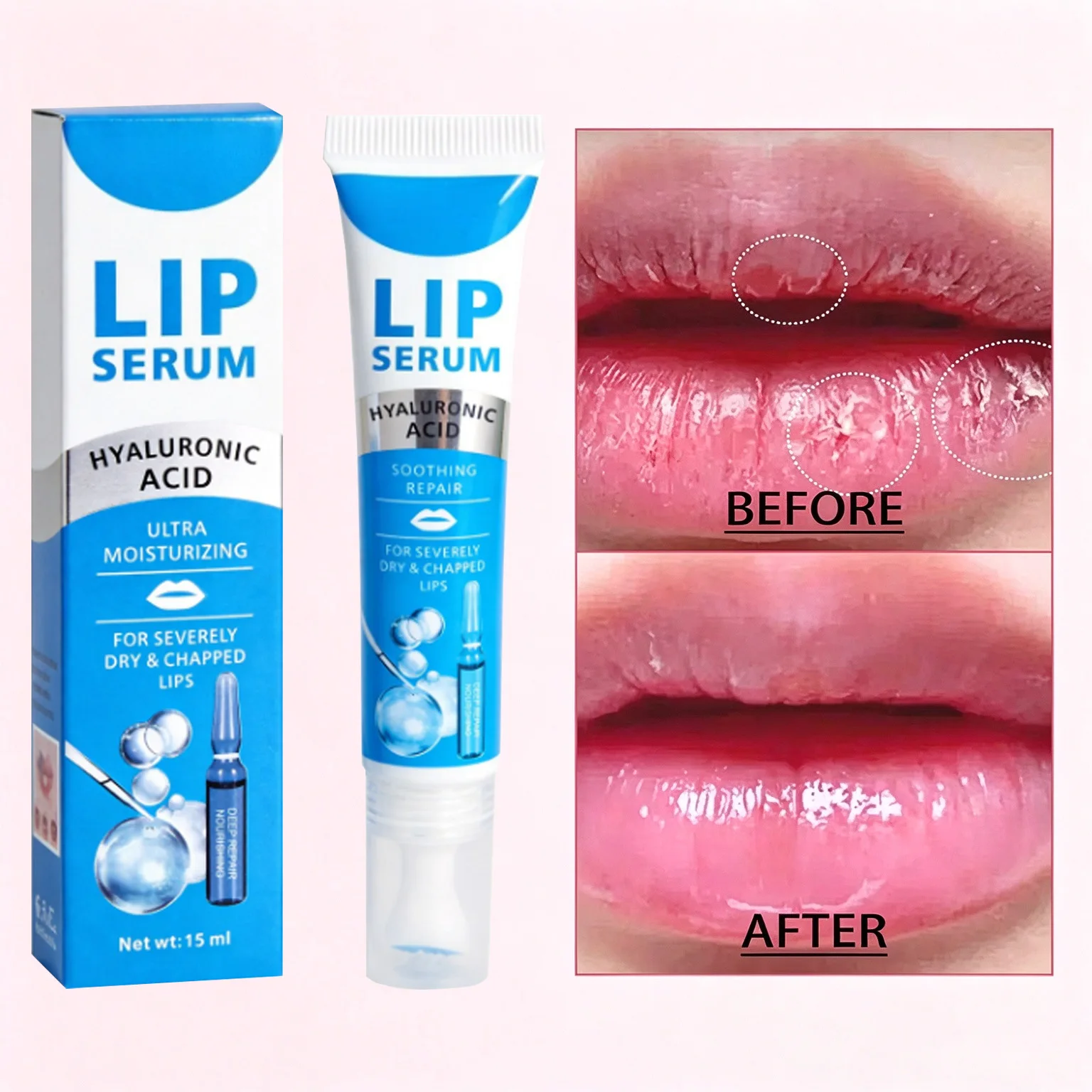Hyaluronic Acid Instant Lip essence Lip Color Fade Lip Lines Moisturizing Sexy Care Cosmetics