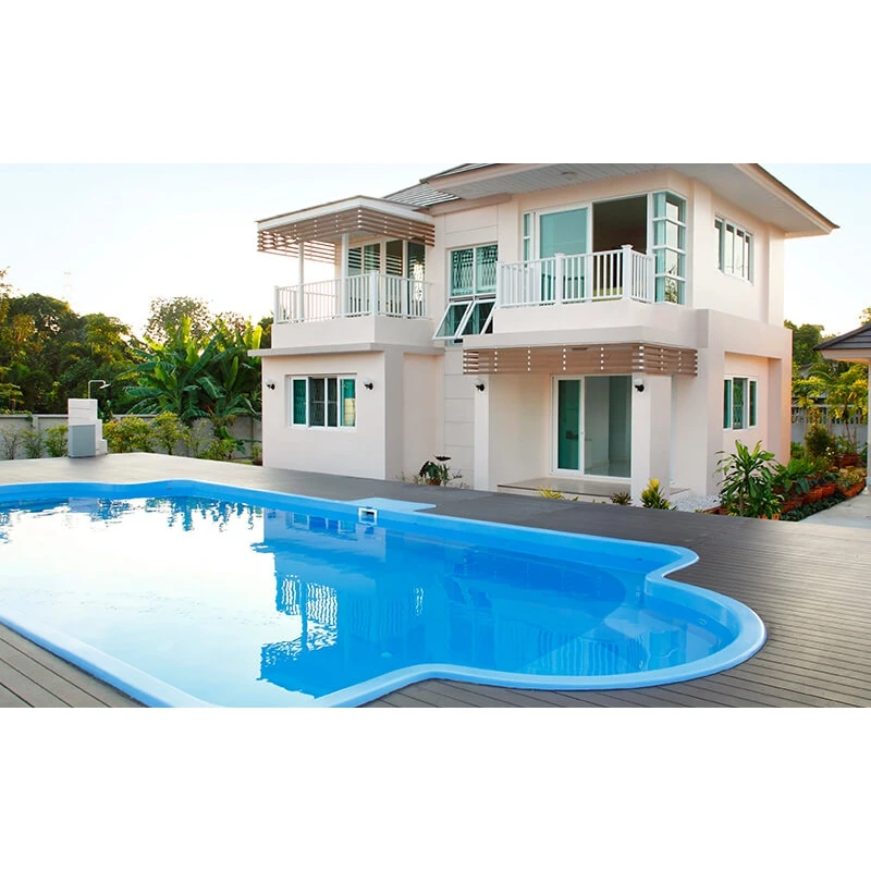 

Сборный каркасный бассейн из стекловолокна на заказ с лестницей для сада