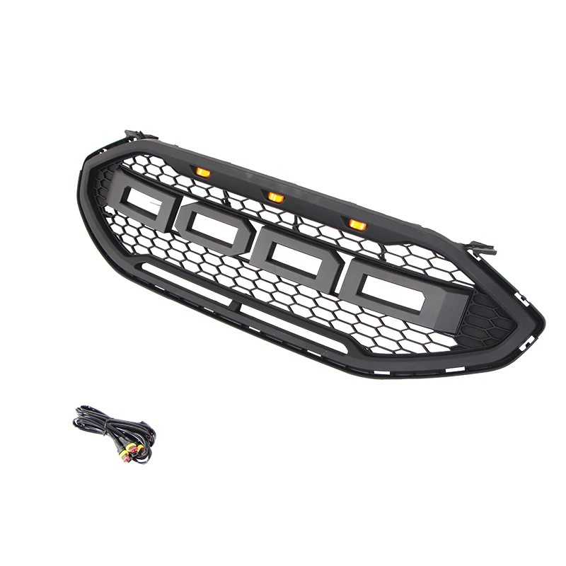 Fit For Ford Edge 2019-2022  modification Front  Grille W/LED Racing grill
