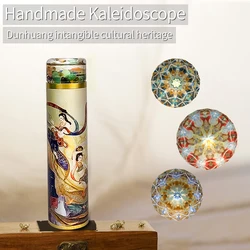 Morlens Handmade Kaleidoscope with Chinese Elements Creative Gift for Children's Nostalgia Birthday Gift Customizable