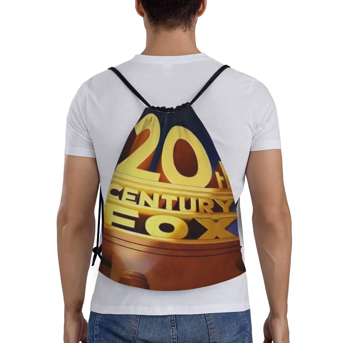 20th Century Fox Classic Backpacks Fashion Drawstring Bags Sports Bag Book Bags for Man Woman Students