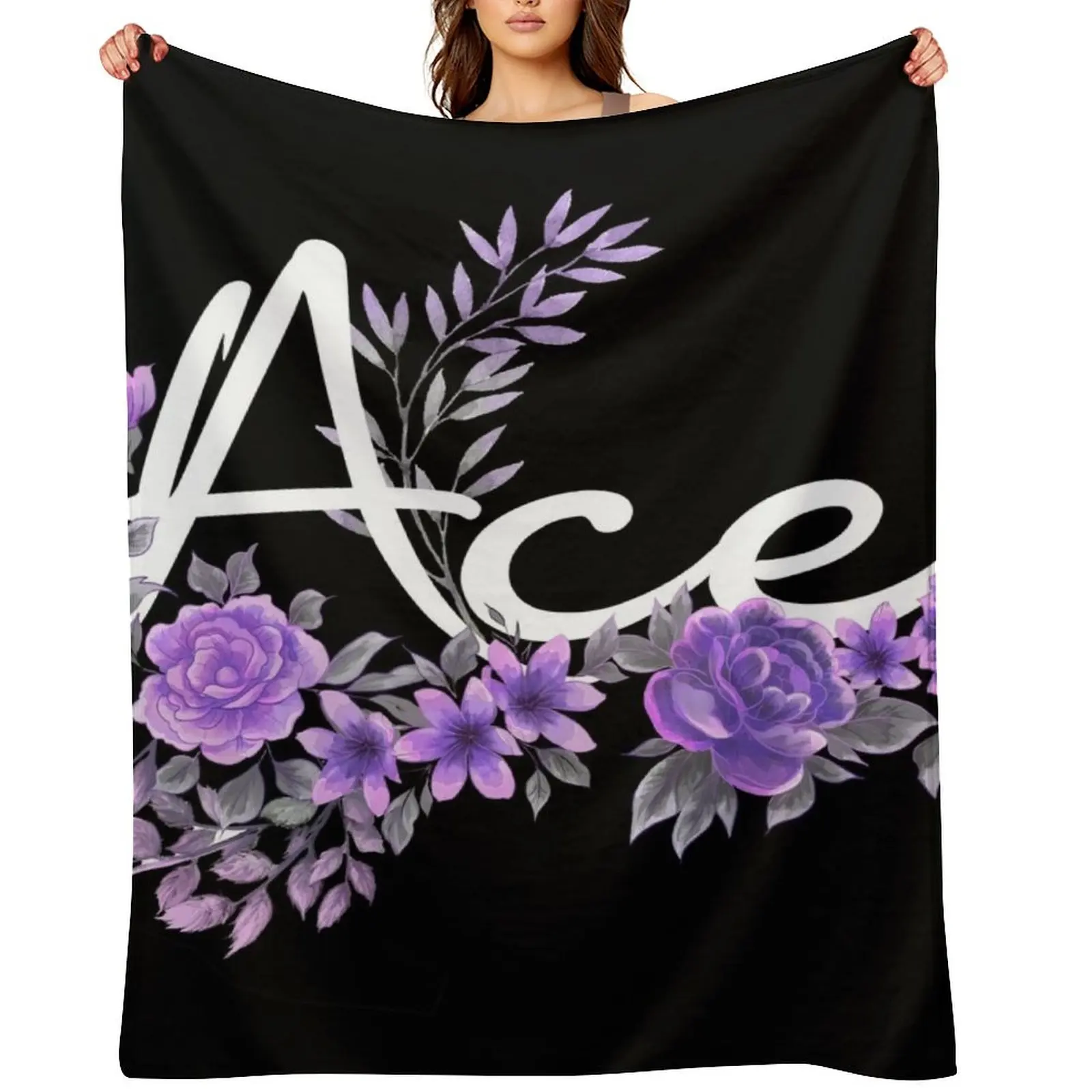

Ace-LGBT pride Throw Blanket Extra Large Throw Decorative Sofa Soft Beds Weighted Blankets