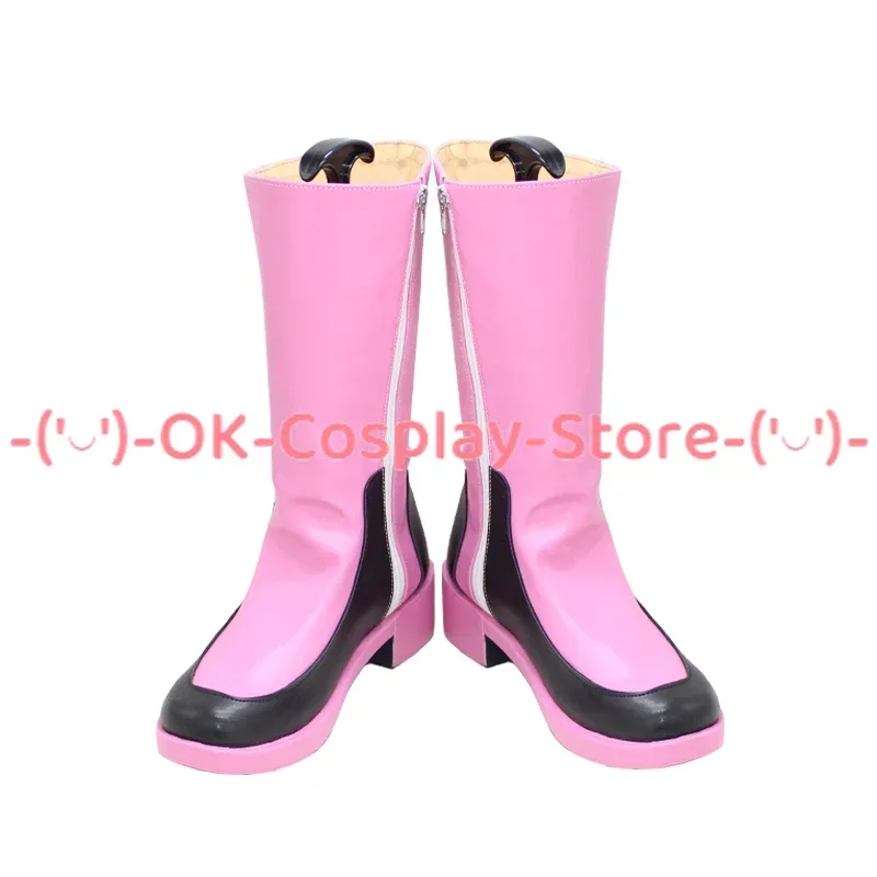[Personalizado] cartão captor sakura rosa sakura cosplay sapatos jogo roleplay traje prop halloween carnaval festa botas de couro do plutônio