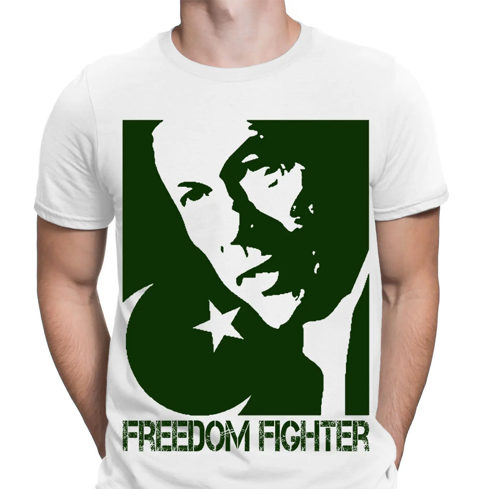 Бесплатные мужские футболки Imran Khan Show Your Support PTI Pakistan, футболка # ДГВ30