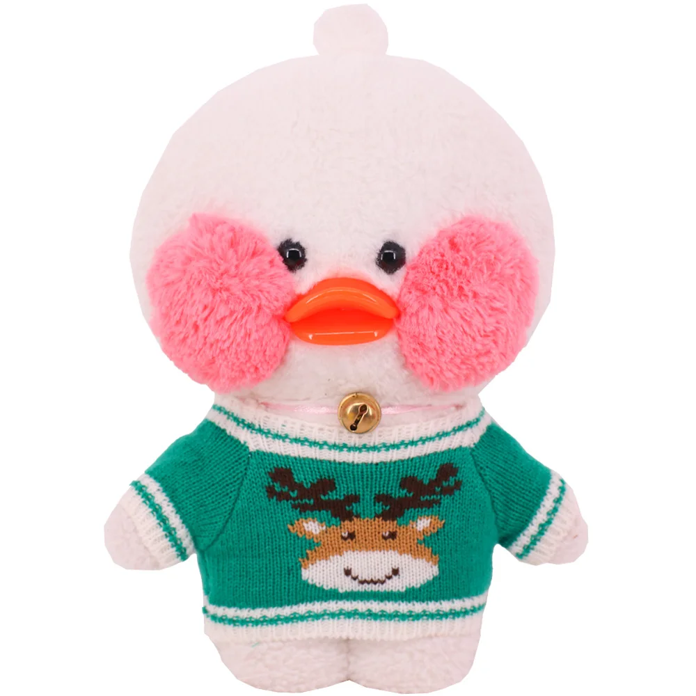 Cute Sweater Clothes For Duck 30Cm Duck Plush Cafe Lalafafan Clothes Kawaii Plush Doll Soft Animal Dolls For Kids Birthday Gifts