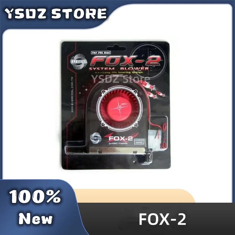 New Original FOX-2 2-wire PC Computer Chassis Case Heat Sink PCI Cooler Cooling Fan Radiator Blower 2200RPM IDE Molex Power